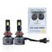 Toby&rsquo;s TY120 Pro H4 2 Pieces 120W/Piece Original Tested LED Headlight Bulb Assembly 24000 Lumens 240W/Set Xtreme Bright With Color Temperature 6500K