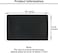 Pet Food Mats Waterproof Anti-Slip Silicone Pet Bowl Drinking Mat Feeding Mats for Dog and Cat Non-Toxic Pet Supplies (Black)
