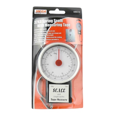 Mega HD Spring Scale Silver/black/white
