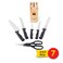 Perstige knife block set x 7