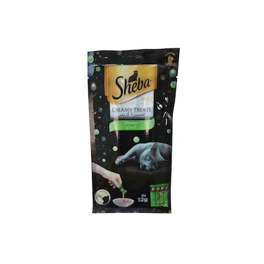 شيبا   طعام قطط دجاج ملتي 48 جم × 12 قطعة