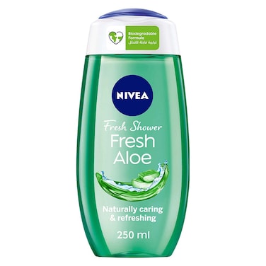 Nivea Fresh Shower Gel Body Wash - Fresh Aloe Scent - 250ml