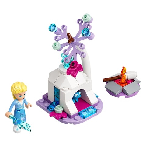 LEGO Disney Frozen 30559 Elsa And Bruni&#39;s Forest Camp Toy Set 80 Pieces Multicolor