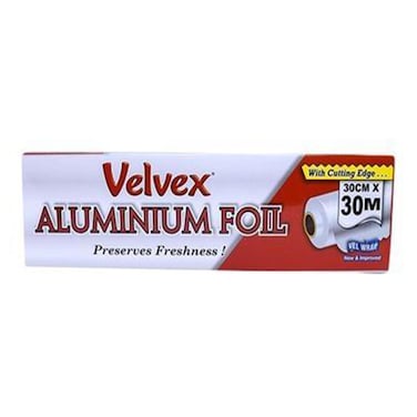 Velvex Aluminum Foil  30 cm x 30 cm