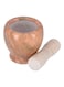 Royalford Marble Mortar Pestle Set Beige 1Cm