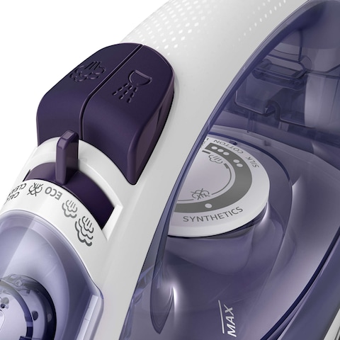 Philips 2000W Easyspeed Steam Iron, Purple, GC1752/36