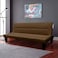 In House Asil 2 In 1 Sofabed Velvet Upholstered - Brown