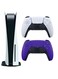 Sony PlayStation 5 Console, Disc Version, With Extra Wireless Purple Controller - International Version (Non-Chinese)