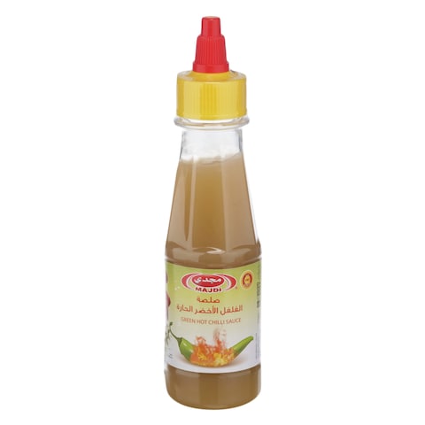 MAJDI GREEN HOT CHILI SAUCE 130G