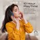 Promate Wireless Bluetooth Headphones, High-Performance Noise Isolation Over-Ear Wired/Wireless Bluetooth v5.1 Headset with Mic, FM Radio, 10H Playtime, TF Card Slot and 3.5mm Jack, Terra