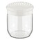 Qlux Bony Glass Jar 425ml White