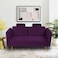 In House Rosela 2 In 1 Sofabed Velvet Upholstered - Dark Purple