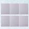 Generic 6Pcs Stretched White Blank Canvas For Painting Drawing 25X30 cm