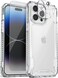 VRS Design Terra Guard Crystal designed for iPhone 14 Pro MAX case cover with Tempered Glass Screen Protector and Camera Lens Protector - Clear
