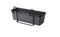 Flower box with holder, outdoor dark grey/black, 48x18 cm