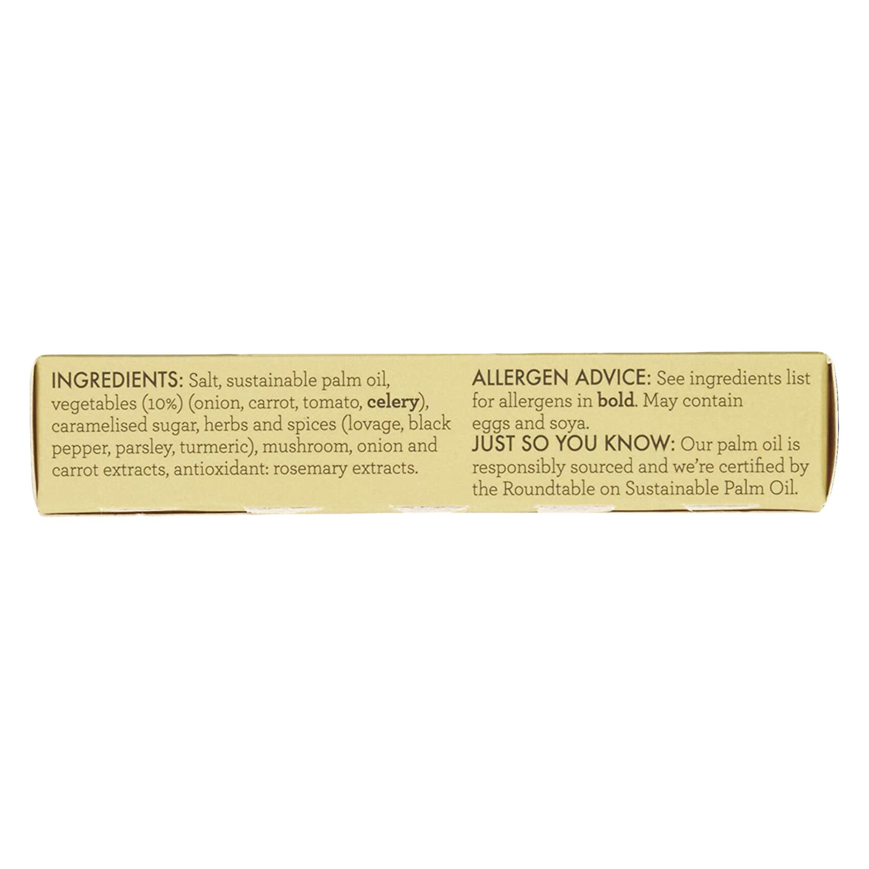 Kallo Stock Cube Yeast Free Vegetable 66 Gram product thumbnail 3