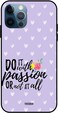 Theodor - Apple iPhone 12 Pro Max Case Do It With Passion Flexible Silicone Cover