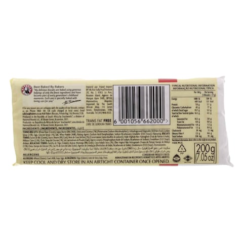 Bakers Original Tennis Classic Coconut Biscuits 200g
