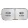 Combo Offer- Buy 2 Pcs KIA Car Seat cover + Windshield Car Sunshade &amp; Get Free KIA Metal Car Keychain