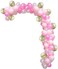 Party Time 112-Pieces Balloon Arch Garland Kit, Party Balloons Decoration Set, Gold Confetti Balloons, White &amp; Pink Latex Balloons for Baby Shower, Wedding Decoration, Birthday Party Decoration - Part