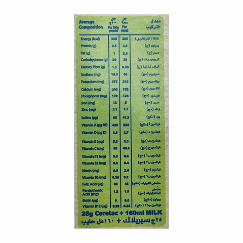 نستله سيريلاك تفاح بدون لبن - 125 جرام