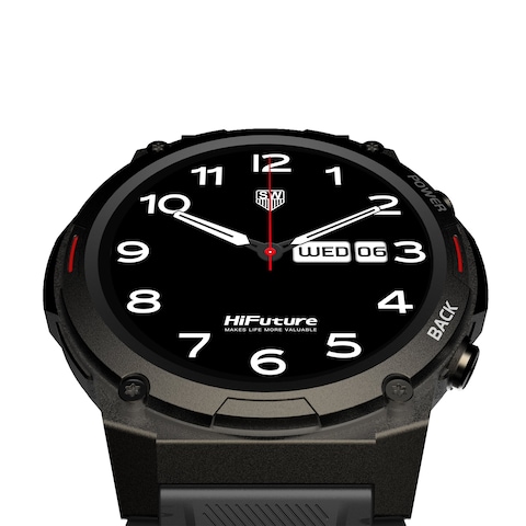 Hifuture FutureGo MIX2 Bluetooth Calling Smartwatch - Black