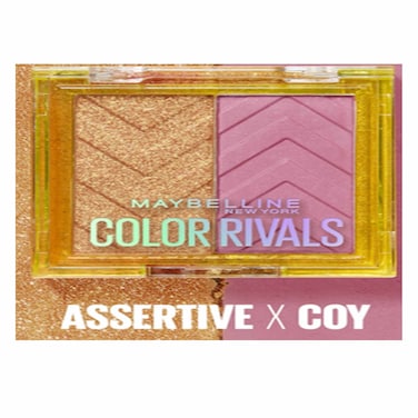 Color Rivals Waterproof Eyeshadow Palette Duo Assertive X Coy