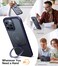 Torras UPRO Ostand Matte Series Ultra Magnetic for iPhone 15 Pro Case with  with Sturdy Stand, 12FT Military-Grade Shockproof &amp; Compatible with MagSafe Sleek Unbreakable Kickstand Case,Dark Purple