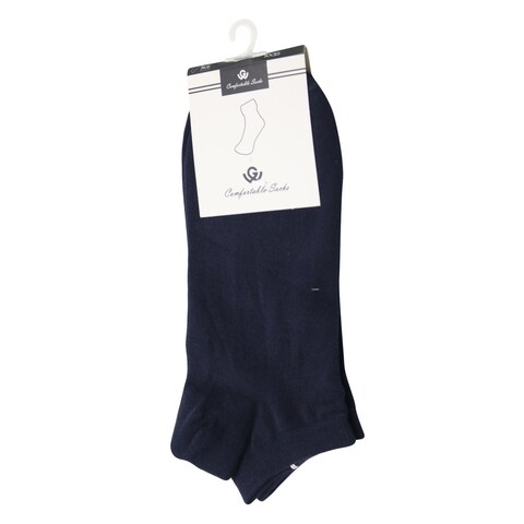 GW Ankle Length Socks For Men Pair Of 1 Navy Blue