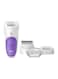 Braun - Silk-Epil Wet And Dry Cordless Epilator White/Purple