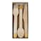 Gold Wooden Cutlery Set