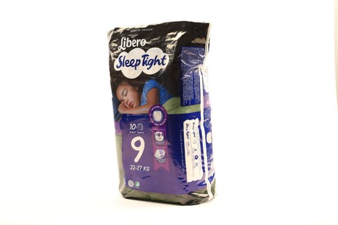 LIBERO SLEEP TIGHT 9 (10 DIAPERS 22-37KG)