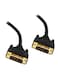 Generic - DVI-D Dual Link 24 1 Pin Male to Male PC Cable 3 Meters black