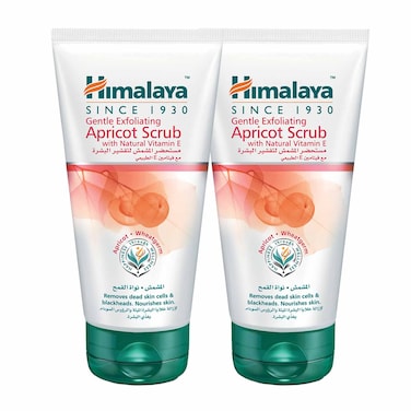 Himalaya Gentle Exfoliating Apricot Face Wash 150ml x2