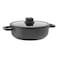 Berghoff Leo Stone+ Non-Stick Saute Pan with Double Handle and Lid 28cm 4.7L