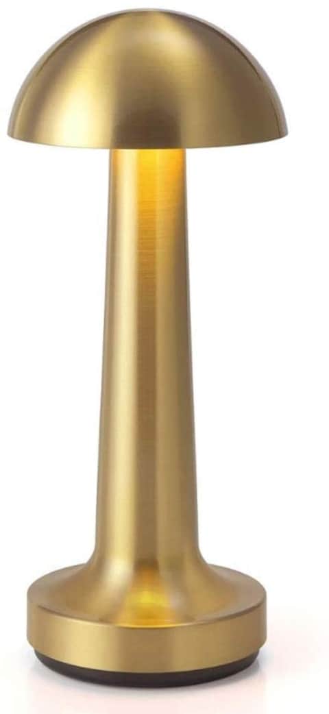 Sensor Touch USB Rechargebale Portable LED Table Lamp 3 Light Bringtness For Home Office Bar Club D&eacute;cor Gold Color