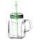 Pasabahce Jar Mug with Straw - 500 Cc