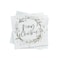 Gold Foiled Merry Christmas Wreath Napkins 16Pcs