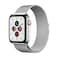 Apple Watch Series 5 GPS + Cellular 44mm Stainless Steel Case with Stainless Steel Milanese Loo