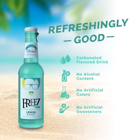 Freez Mix Carbonated Flavored Drink Lemon And Mint 275ml