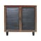 Home Style Shoe Cabinet With Two Doors Black