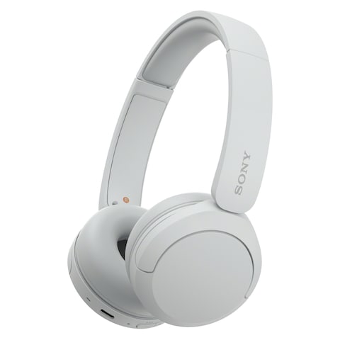 Sony WH-CH520 Headphones With Mic Bluetooth Over-Ear White