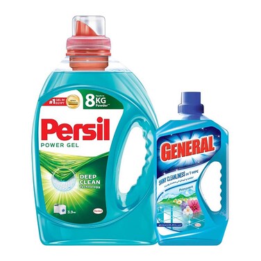 Persil Gel Detergent - 3.9Kg + General Floor Cleaner - 730ml