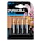 Duracell MX1500 Ultra Power Long Lasting 2A Battery 1.5V 4 Pieces Gold/Black