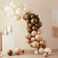 Nude &amp; Brown Balloon Arch Kit