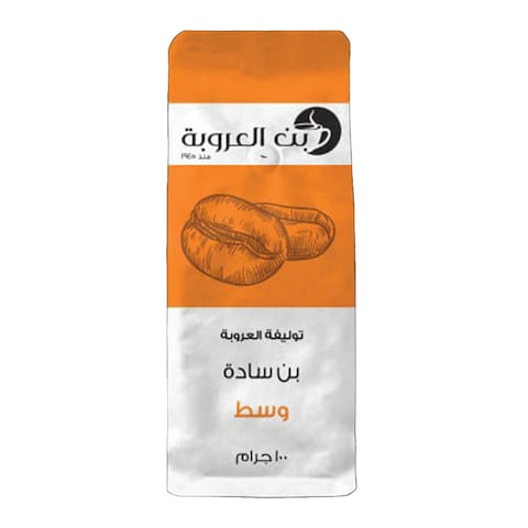 Buy Orouba Plain Medium Coffee - 100 gram in Egypt