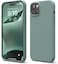 elago Liquid Silicone for iPhone 15 Plus case cover Full Body Protection, Shockproof, Slim, Anti-Scratch Soft Microfiber Lining - Midnight Green