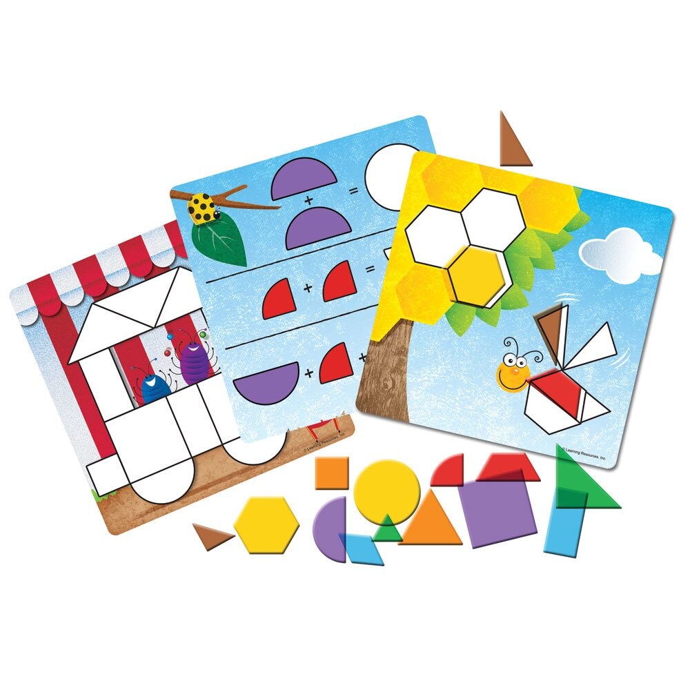 Buy Learning Resources Shapes - Don't Bug Me - Geometry Activity Set ...