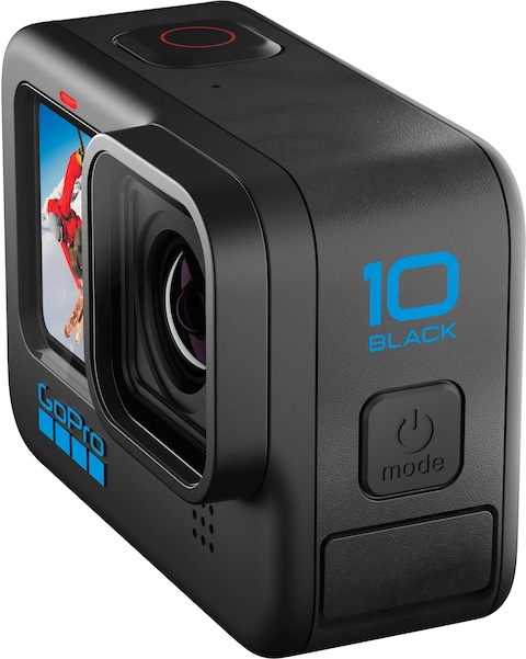 Gopro Hero10 Black, Waterproof Action Camera With Front LCD And Touch Rear Screens, 5.3k60 Ultra HD Video, 23MP Photos, 1080p Live Streaming