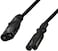 C8 To C7 Power Cable Extension, IEC C8 To IEC C7, Black, 2Meter For TV and more DKURVE&reg;